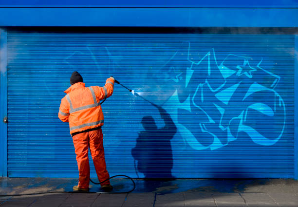 Garage Pressure Washing